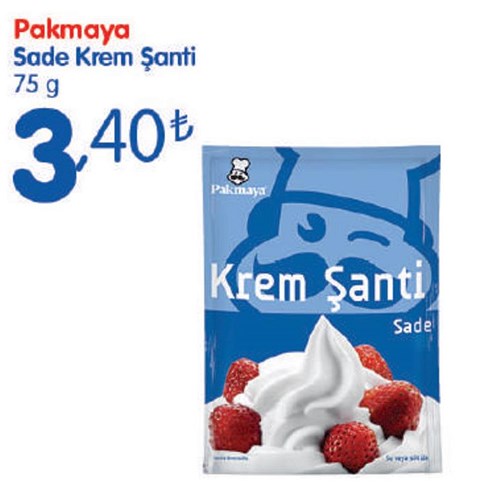 Pakmaya Sade Krem Şanti 75 g image
