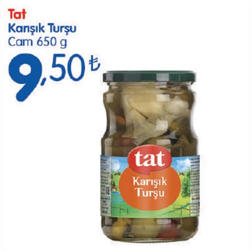 Tat Karışık Turşu Cam 650 g image