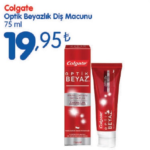 Colgate Optik Beyazlık Diş Macunu 75 ml image