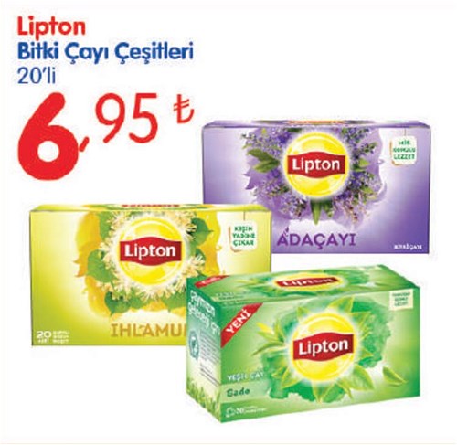 Lipton Bitki Çayı Çeşitleri 20'li image
