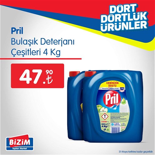 Pril Bulaşık Deterjanı Çeşitleri 4 kg image