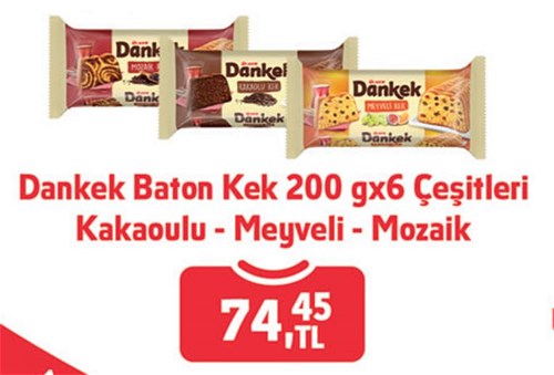 Ülker Dankek Baton Kek 200 gx6 Çeşitleri image