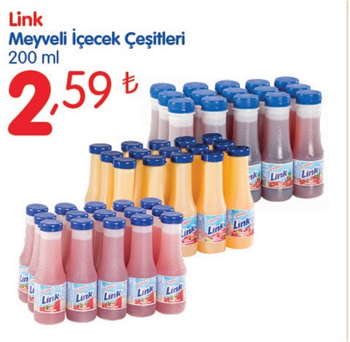 Link Meyveli İçecek Çeşitleri 200 ml image