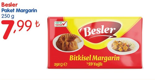 Besler Paket Margarin 250 g image