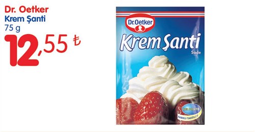 Dr. Oetker Krem Şanti 75 g image