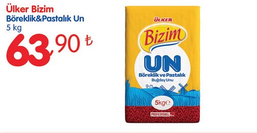 Ülker Bizim Böreklik&Pastalık Un 5 kg image