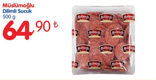 Müslümoğlu Dilimli Sucuk 500 g image