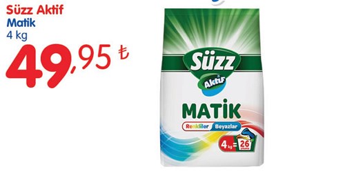 Süzz Aktif Matik 4 kg image