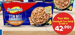Superfresh Ton Mix Fasulyeli Ton Balığı 2x150 g image
