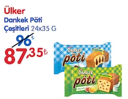 Ülker Dankek Pöti Çeşitleri 24x35 g image