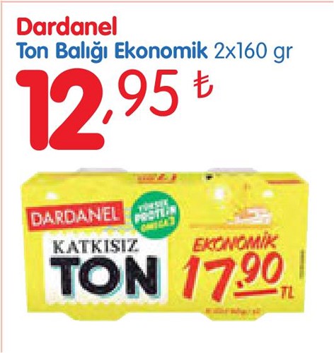 Dardanel Ton Balığı Ekonomik 2x160 gr image