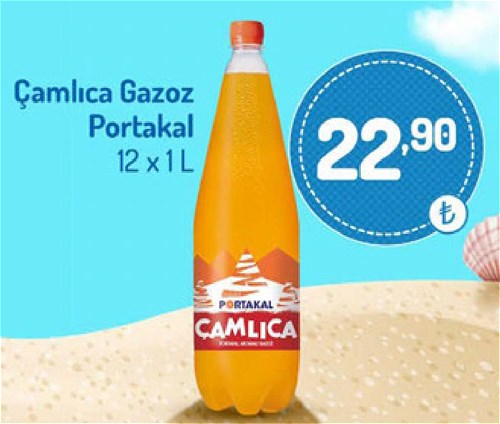 Çamlıca Gazoz Portakal 12x1 L image