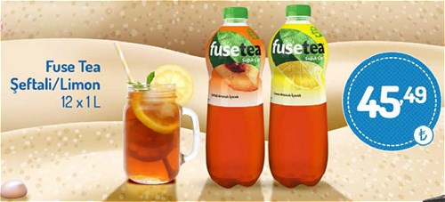 Fuse Tea Şeftali/Limon 12x1 L image