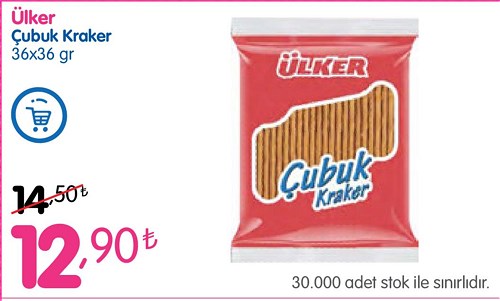 Ülker Çubuk Kraker 36x36 gr image