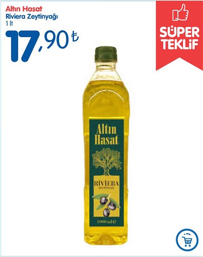 Altın Hasat Riviera Zeytinyağı 1 lt image