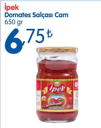 İpek Domates Salçası Cam 650 gr image