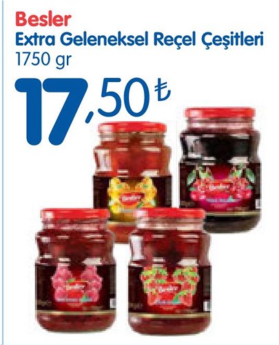 Besler Extra Geleneksel Reçel Çeşitleri 1750 gr image