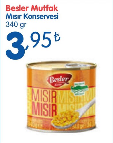 Besler Mutfak Mısır Konservesi 340 gr image