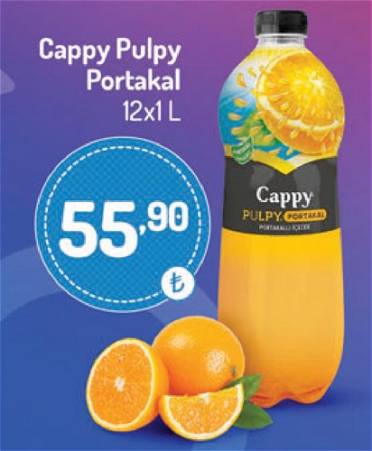 Cappy Pulpy Portakal 12x1 l image