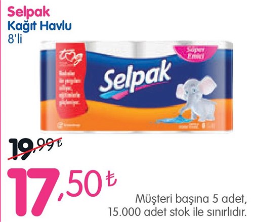 Selpak Kağıt Havlu 8'li image