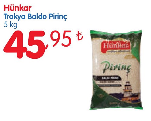 Hünkar Trakya Baldo Pirinç 5 kg image