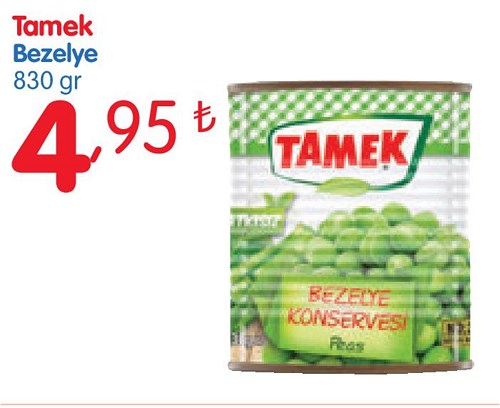 Tamek Bezelye 830 gr image