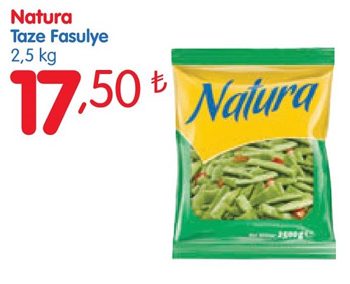 Natura Taze Fasulye 2,5 kg image