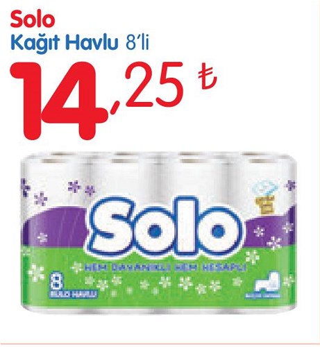 Solo Kağıt Havlu 8'li image