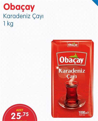 Obaçay Karadeniz Çayı 1 kg image