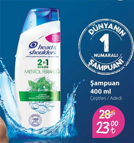 Head&Shoulders Şampuan 400 ml çeşitleri image