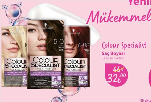 Colour Specialist Saç Boyası Çeşitleri/Adedi image