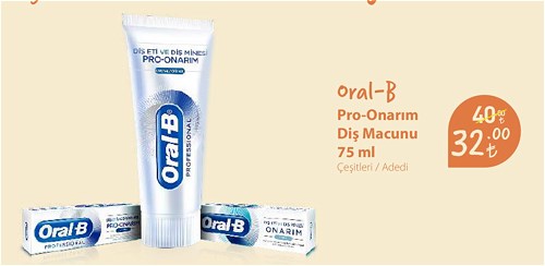 Oral-B pro-Onarım Diş Macunu 75 ml Çeşitleri image