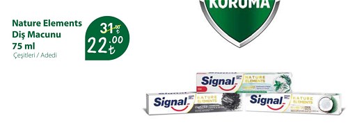 Signal Nature Elements Diş Macunu 75 ml Çeşitleri image