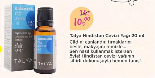 Talya Hindistan Cevizi Yağı 20 ml image