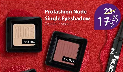 Pastel Profashion Nude Single Eyeshadow Çeşitleri/Adedi image