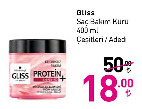 Gliss Saç Bakım Kürü 400 ml Çeşitleri image