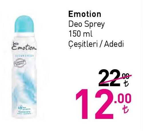 Emotion Deo Sprey 150 ml Çeşitleri image