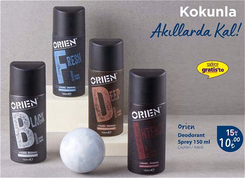 Orien Deodorant Sprey 150 ml Çeşitleri image