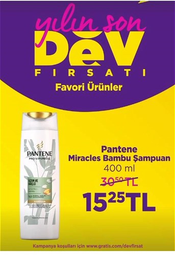 Pantene Miracles Bambu Şampuan 400 ml image