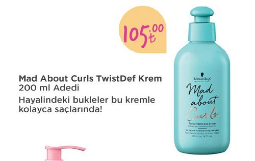 Schwarzkopf Mad About Curls TwistDef Krem 200 ml image