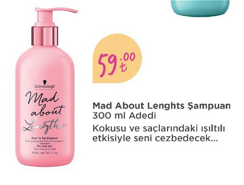 Schwarzkopf Mad About Lenghts Şampuan 300 ml image