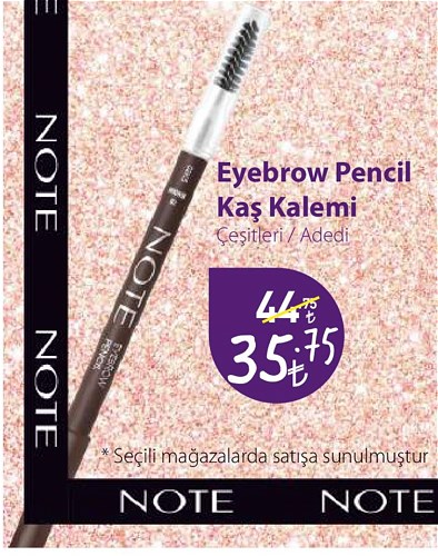 Note Eyebrow Pencil Kaş Kalemi Çeşitleri / Adedi image