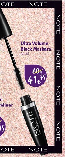 Note Ultra Volume Black Maskara image