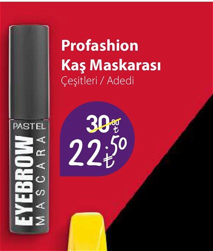 Pastel Profashion Kaş Maskarası Çeşitleri / Adedi image