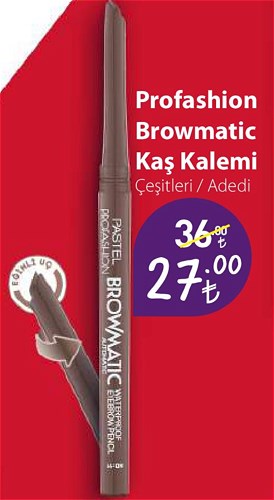 Pastel Profashion Browmatic Kaş Kalemi Çeşitleri / Adedi image