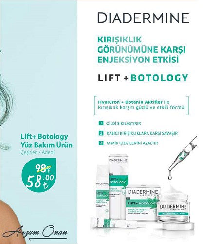 Diadermine Lift + Botology Yüz Bakım Ürün Çeşitleri  / Adedi image