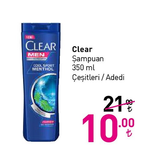 Clear Şampuan 350 ml Çeşitleri / Adedi image