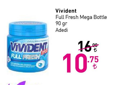 Vivident Full Fresh Mega Bottle 90 gr image