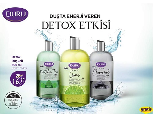 Duru Detox Duş Jeli 500 ml Çeşitleri / Adedi image