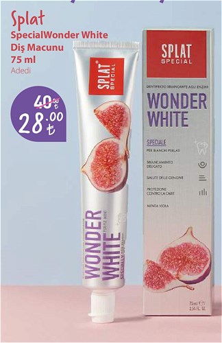 Splat SpecialWonder White Diş Macunu 75 ml image